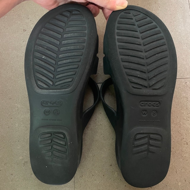 Crocs Black Getaway Strappy Sandals-Size 8 Wide - photo 4