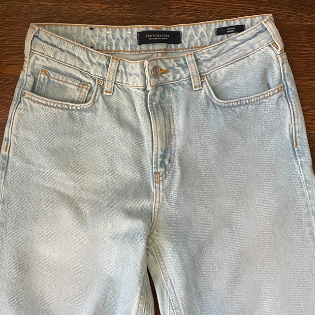 Like New Women's Scotch & Soda High Rise Wide Leg jeans-Size 27 - photo 2