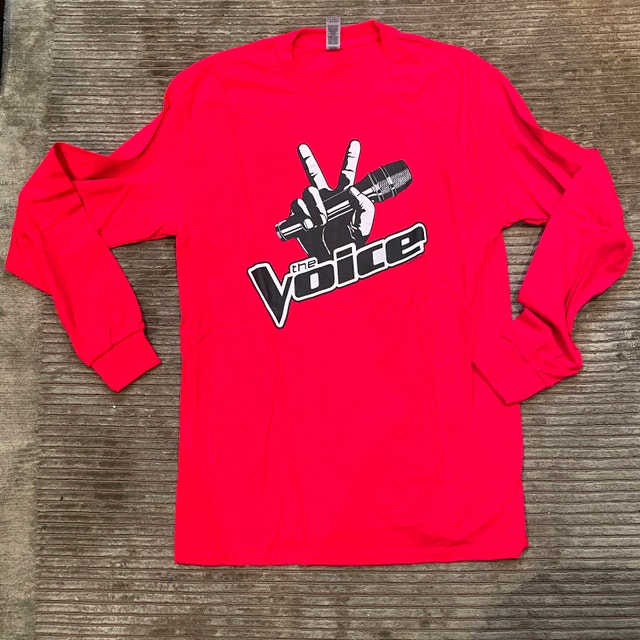 2 x The Voice NEW Unisex Red Long sleeved T-shirts-Med & Large - photo 2