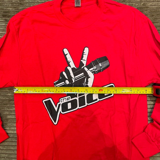 2 x The Voice NEW Unisex Red Long sleeved T-shirts-Med & Large - photo 4