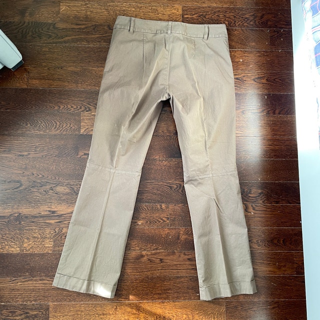 Like New S Max Mara Chino Mocha Cotton Blend Pants - Size 12 - photo 4