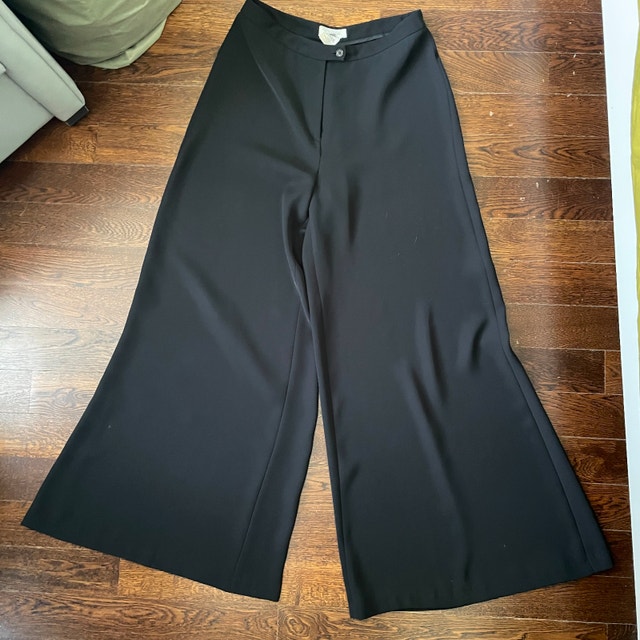 Votre Nom Super Wide Leg High Rise Black Dress Pants - Size 12 - photo 4
