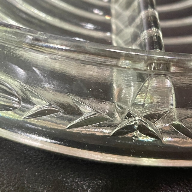 Vintage Anchor Hocking Glass Manhattan Style 3 section Platter - photo 4