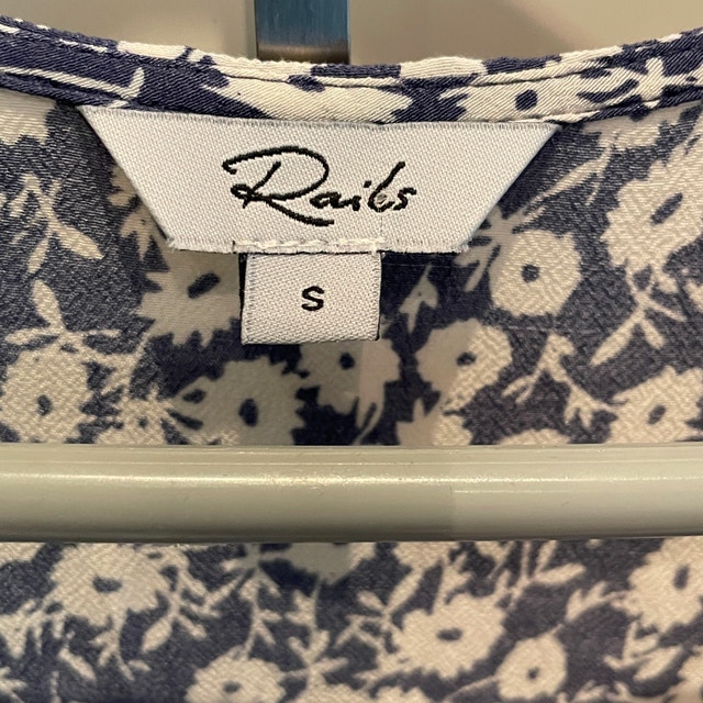 Rails Helena Flowy Mini Dress-Navy Camellia-Small - photo 3