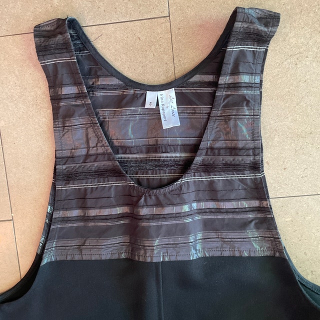 Let Loose Irina Rapaport Black Sleeveless Tunic Top - Small - photo 3