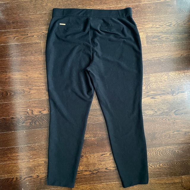 Michael Kors Black Womans Dress Pants with Gold buttons-Size XL - photo 2