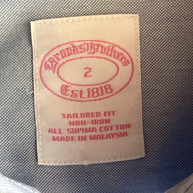 Brooks Brothers Woman's Blue Non-Iron Tailored Cotton Shirt-Sz.2 - photo 4