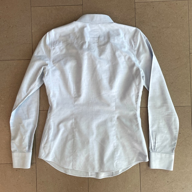 Brooks Brothers Woman's Blue Non-Iron Tailored Cotton Shirt-Sz.2 - photo 5