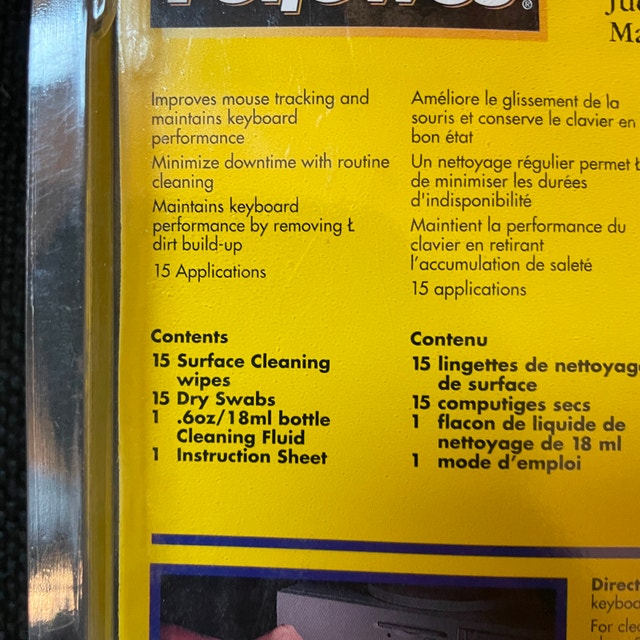 Fellowes Computer Mouse and Keyboard Cleaning Kit Model 99713 - photo 5