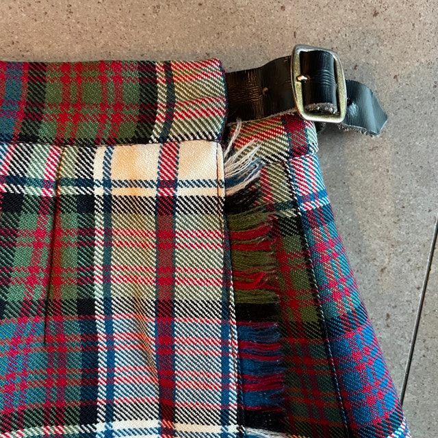 Vintage wool Highland Kilts Plaid kilt/skirt Made in Scotland-8 - photo 2