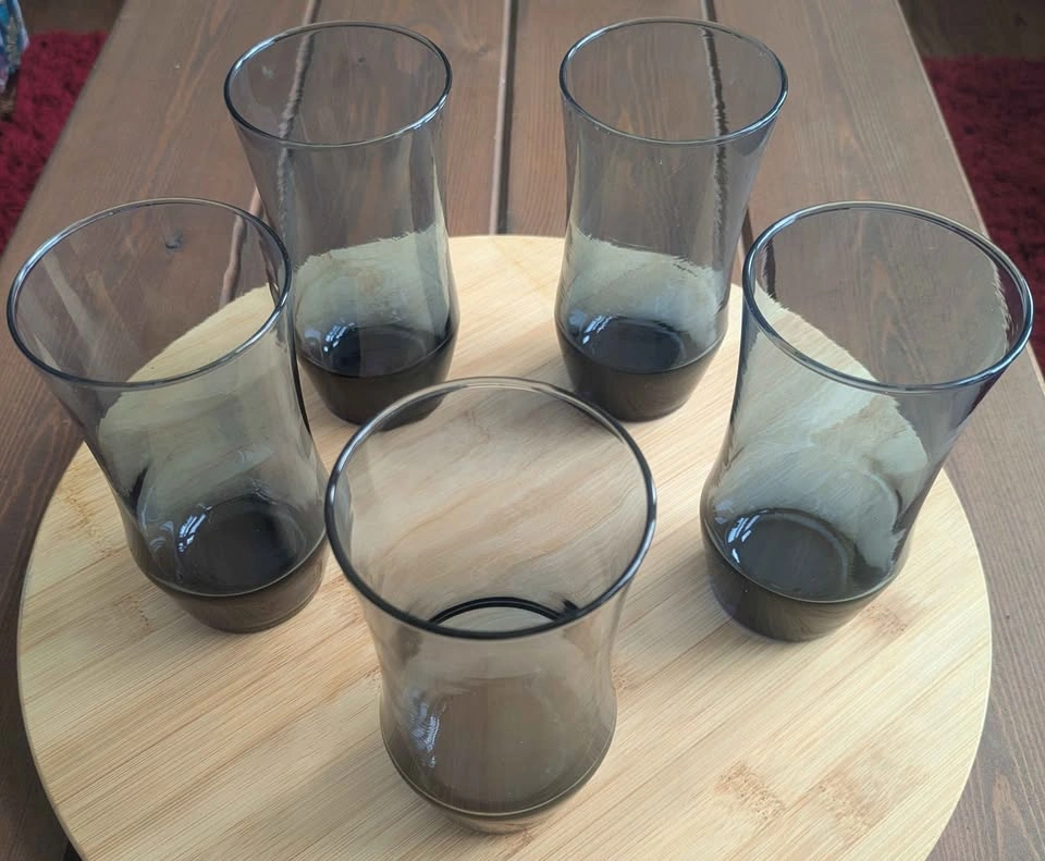 Vintage Libbey Apollo Blue Tumblers (5) - photo 3