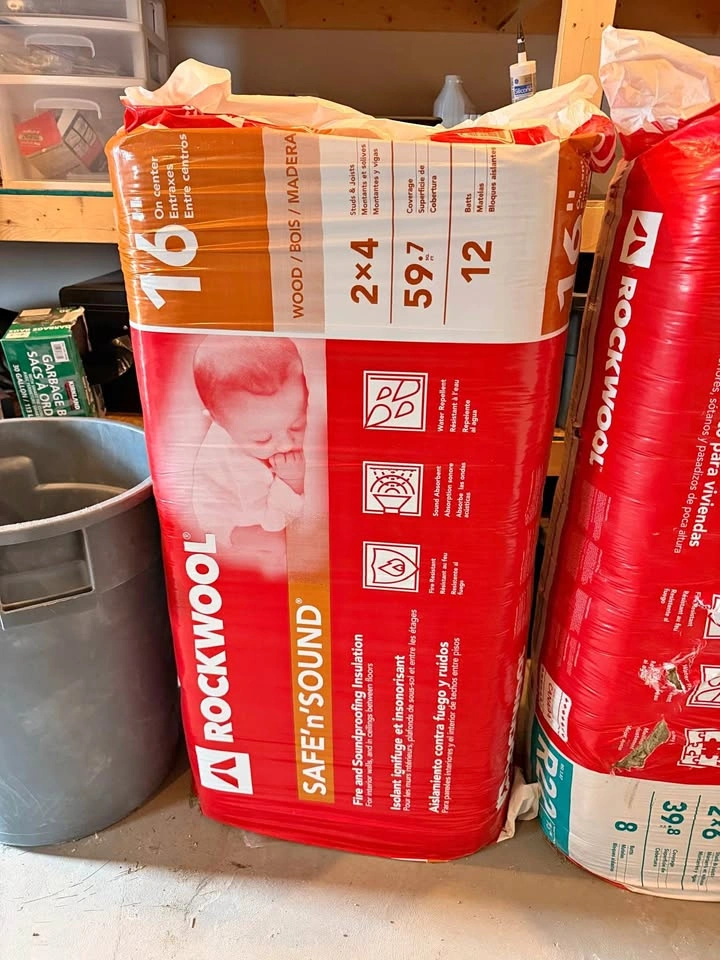 ROCKWOOL Safe'n'Sound Insulation – New/Unopened