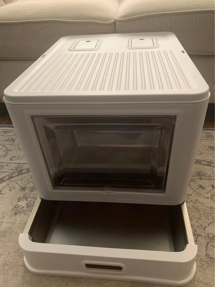 Marchul XL Enclosed Stainless Steel Cat Litter Box - photo 2