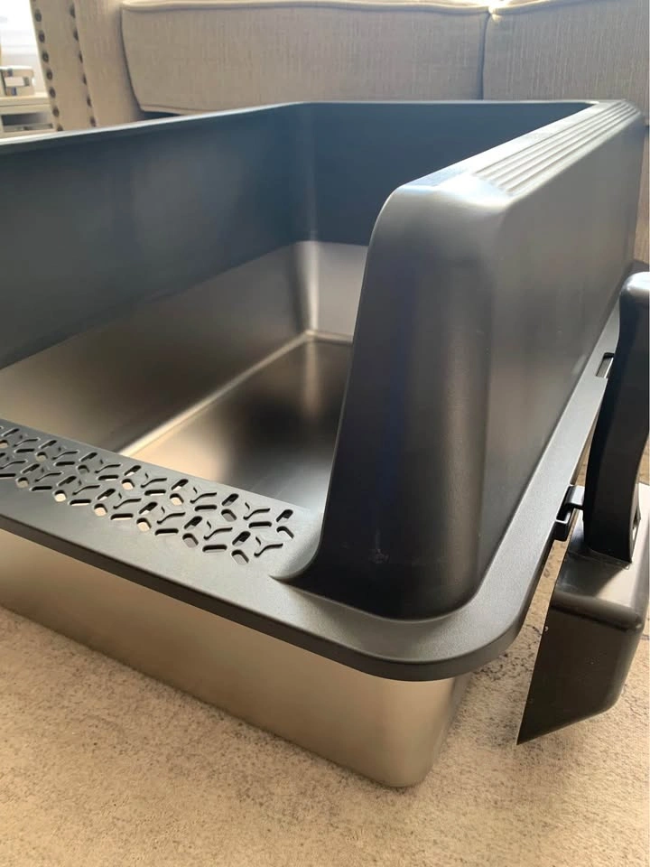 Zarler XXXL Stainless Steel Cat Litter Box 27.8” – Brand New - photo 2
