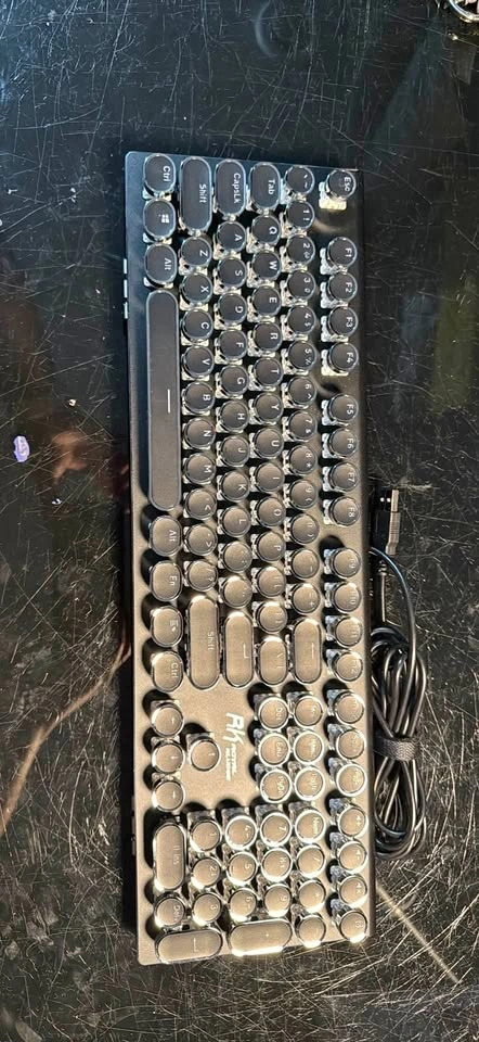 RK Royal Kludge RK918 Retro Typewriter Mechanical Keyboard