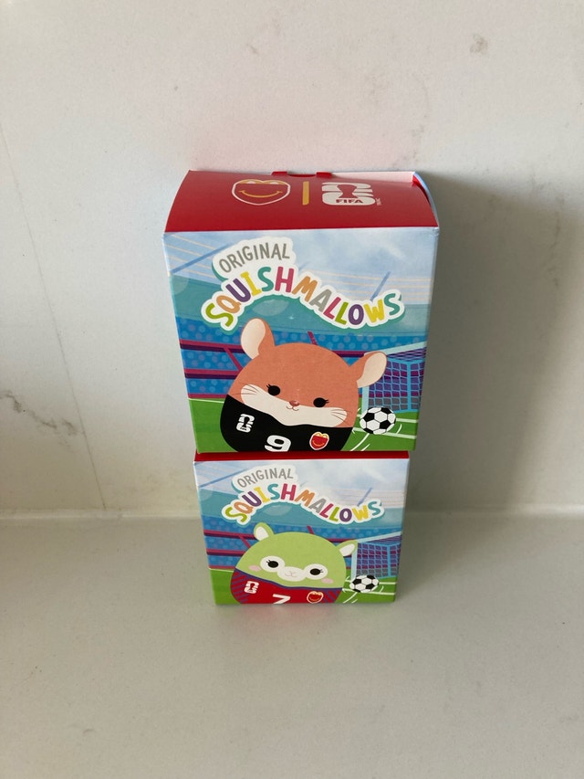 Squishmallows FIFA McDonald's Toys
