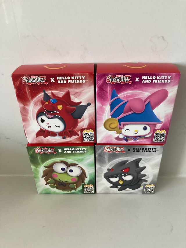 Yu-Gi-Oh! x Hello Kitty and Friends McDonald's Figures