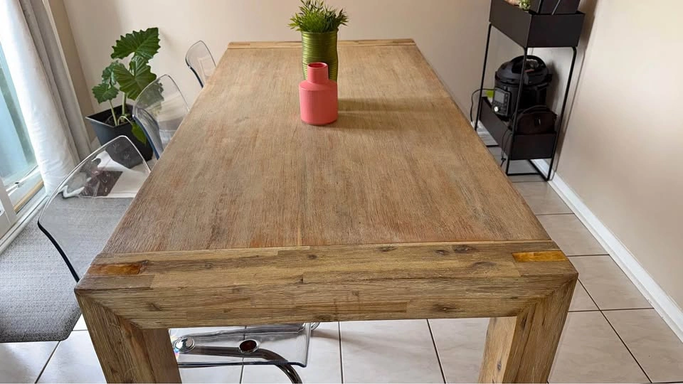 BOUCLAIR Rustic Solid Wood Dining Table