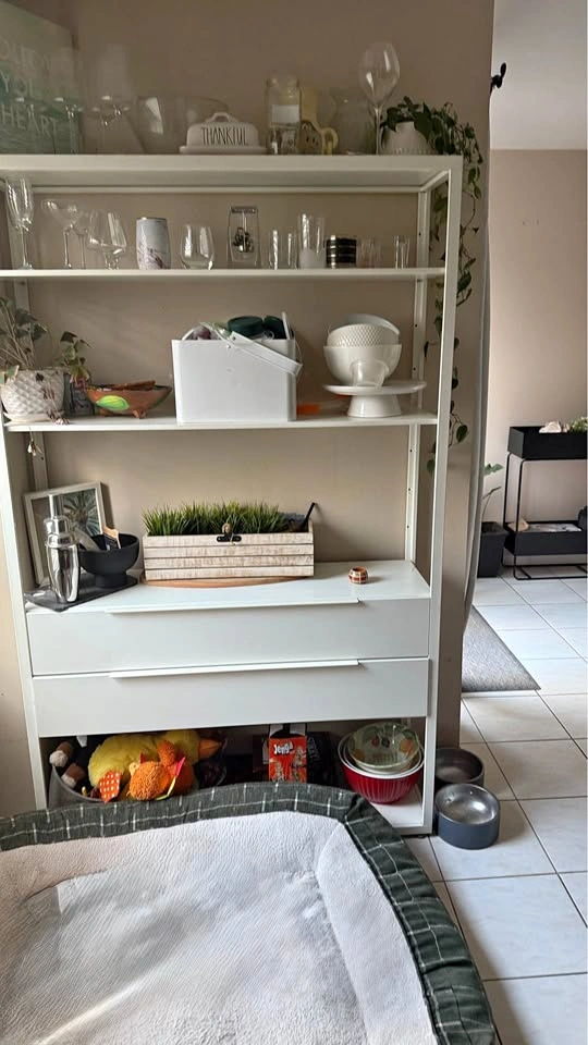 IKEA FÄLKINGE Shelving Unit with Drawers