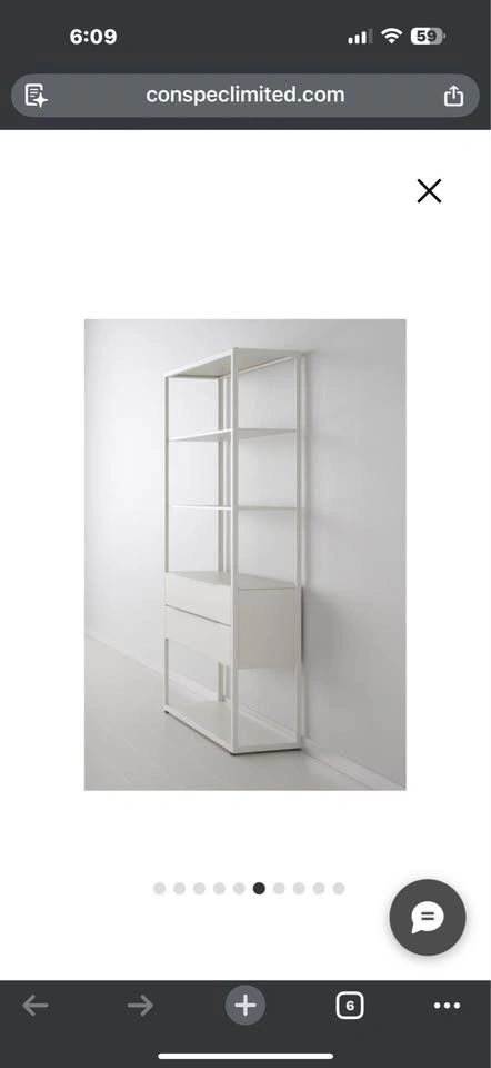 IKEA FÄLKINGE Shelving Unit with Drawers - photo 2
