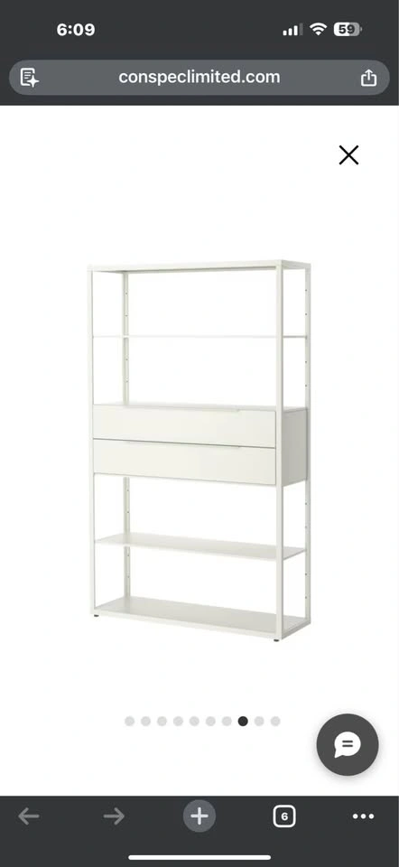 IKEA FÄLKINGE Shelving Unit with Drawers - photo 3