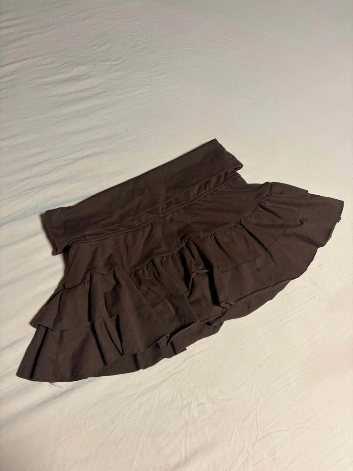 Brown Y2K mini skirt - photo 2