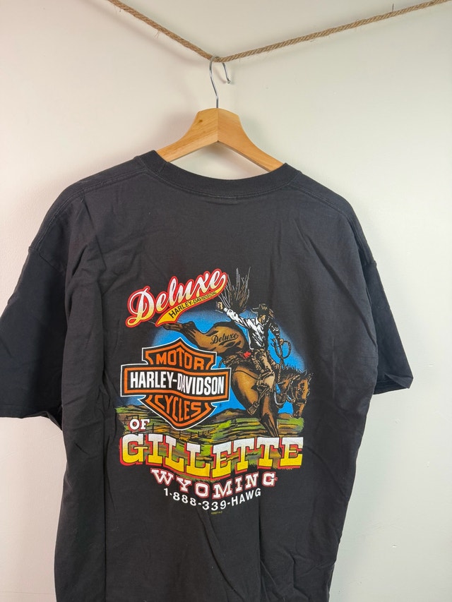 Harley-Davidson Black Short Sleeve Pocket Tee with Sturgis Patch - photo 3