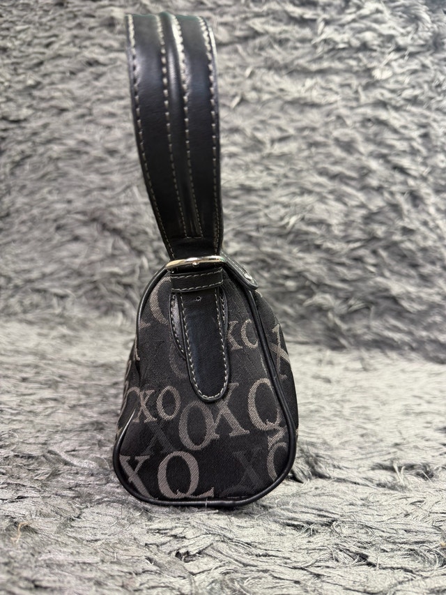 Y2K XO Pattern Black Shoulder Bag - photo 2