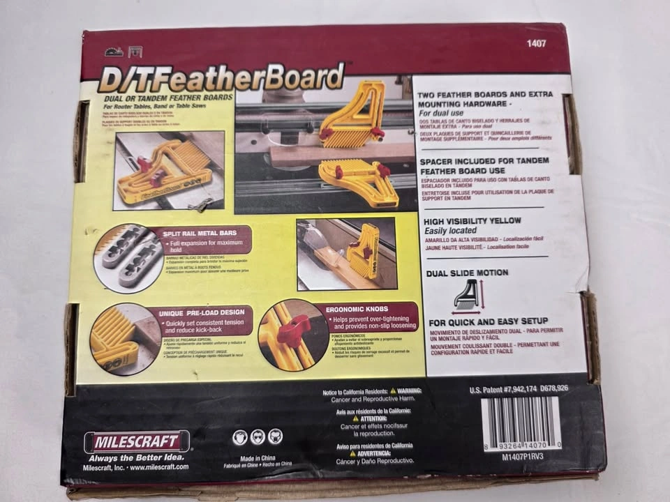 Milescraft 1407 FeatherBoard Dual - photo 3