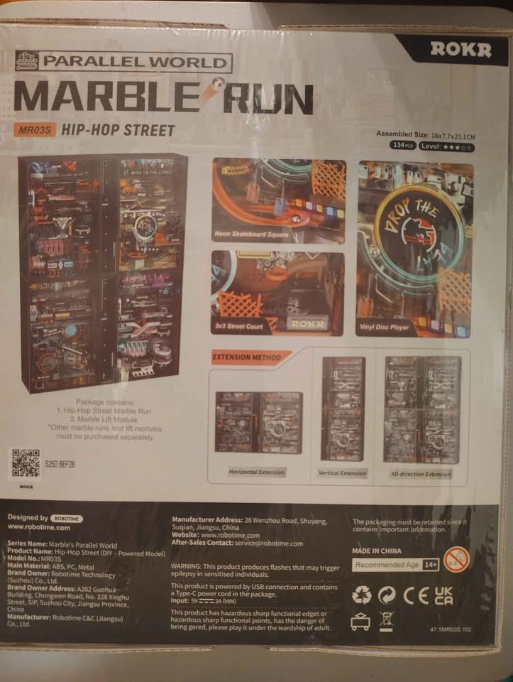 ROKR Hip-Hop Street Marble Run 3D Wooden Puzzle (MR03S) - photo 3