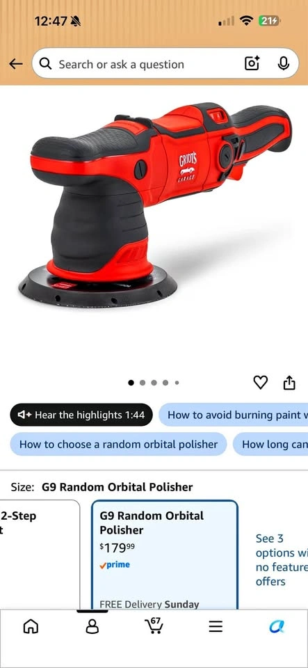 G9 Random Orbital Polisher