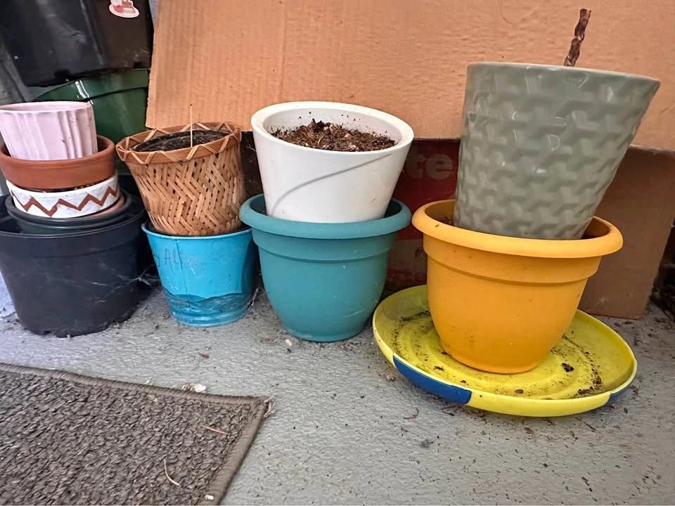 Assorted pots