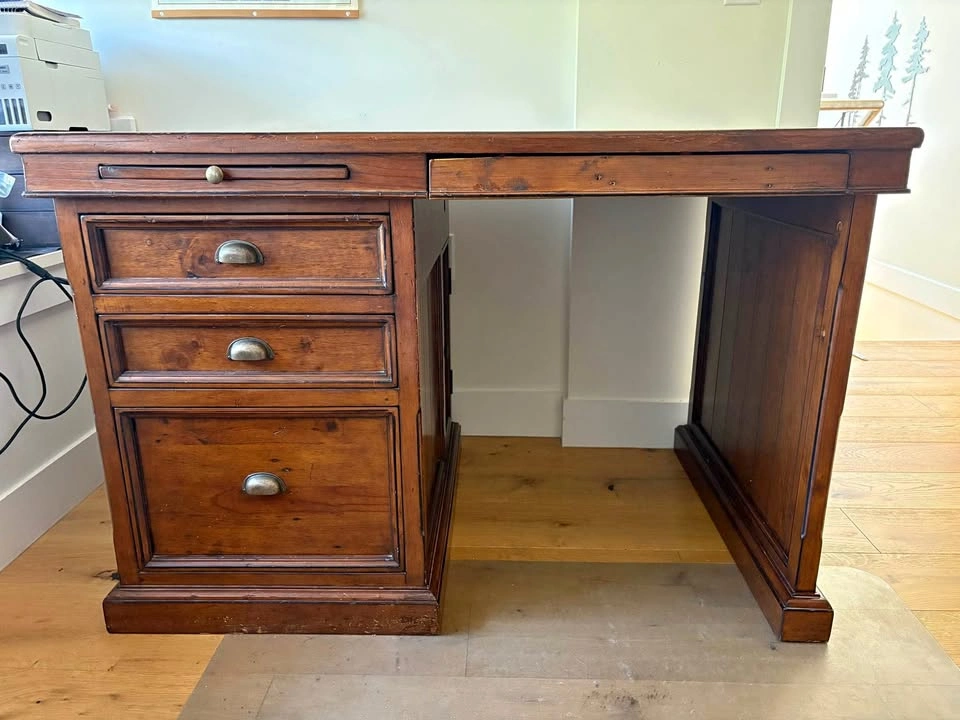 Solid Wood Executive Desk