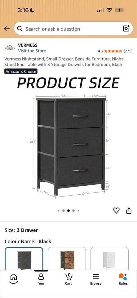 3 drawer storage - photo 5