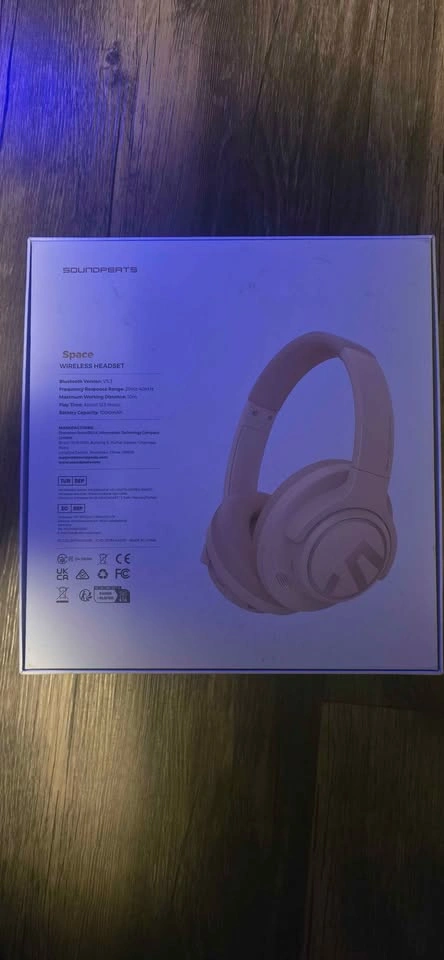 SP Space Wireless Bluetooth Headphones, 123H Playtime - photo 2