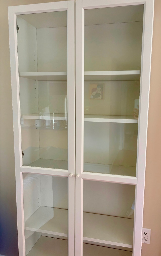 IKEA White Bookcase with Shelves
