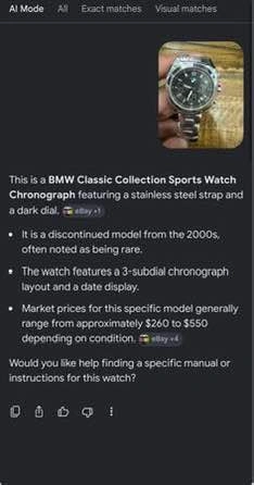 Mens BMW Watch (vintage model) - photo 5