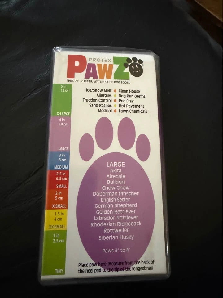 PawZ rubber dog boots (new and never opened) - photo 2