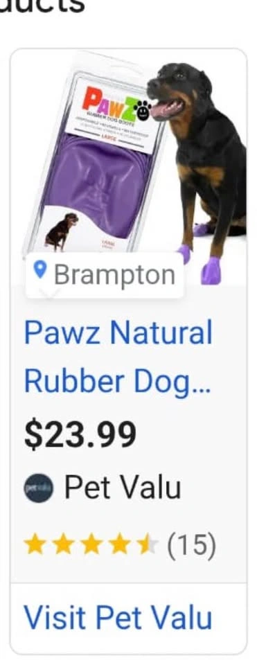 PawZ rubber dog boots (new and never opened) - photo 3