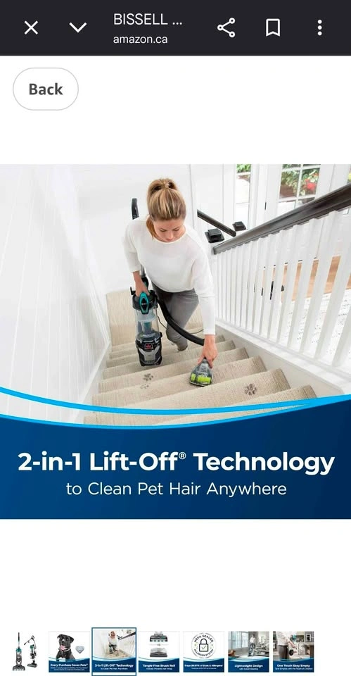 Bissell CleanView Swivel Rewind Pet Vacuum - photo 3