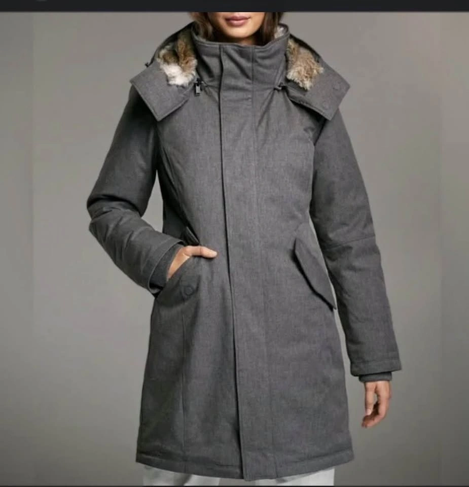 Woman’s Aritzia Babaton Oskar Parka Grey Coat