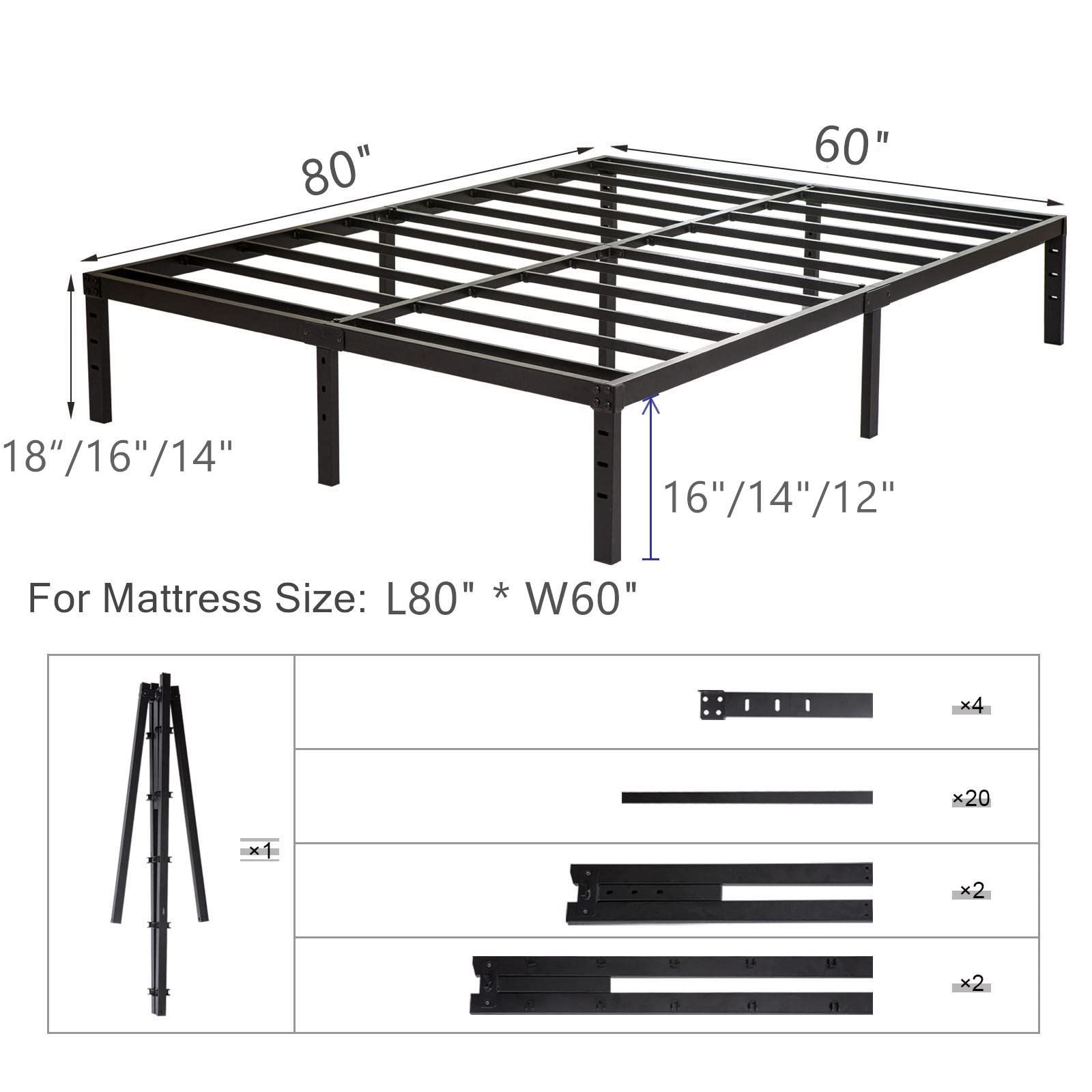 Steel Queen Bed Frame - photo 3