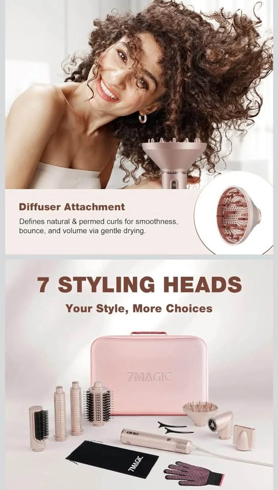 Brand New 7-in-1 Air Styler – Hair Dryer, Curling & Volumizing B - photo 3