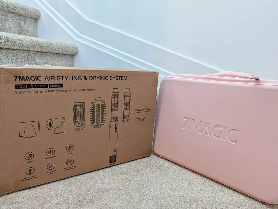 Brand New 7-in-1 Air Styler – Hair Dryer, Curling & Volumizing B - photo 5