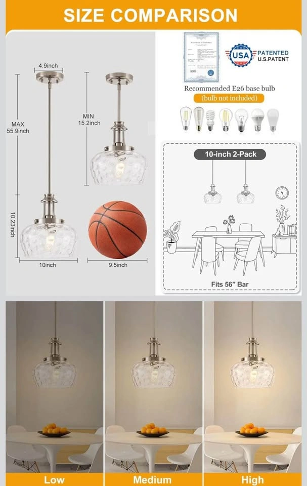 Modern Pendant light for kitchen island - photo 4
