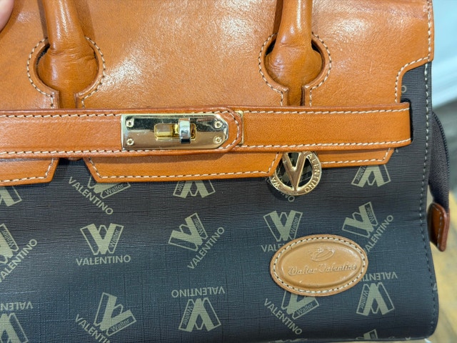 vintage Walter Valentino satchel handbag