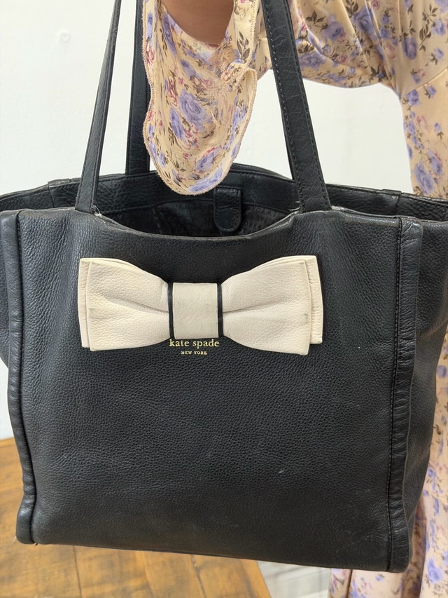 Kate Spade New York Tote Bag with bow tie
