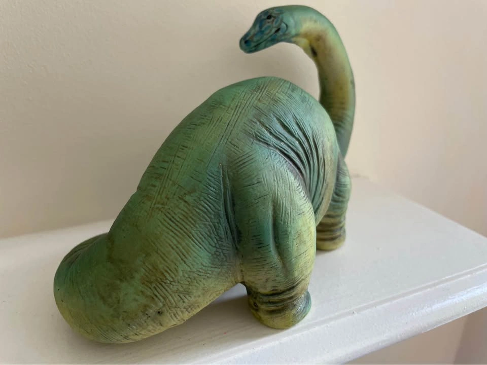 Vintage 1970s Berco Ceramic Brontosaurus Dinosaur Figurine - photo 2