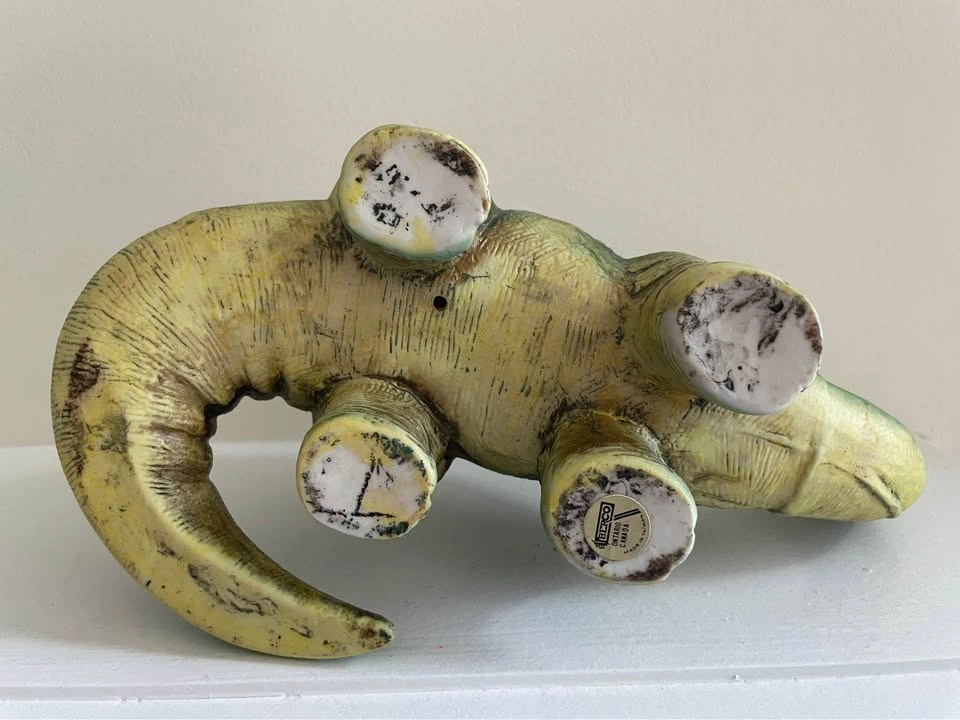 Vintage 1970s Berco Ceramic Brontosaurus Dinosaur Figurine - photo 3