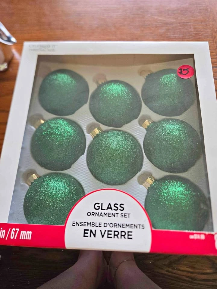 Glass ornaments